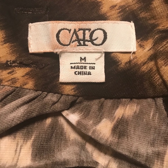 Cato sleeveless animal print top - Picture 5 of 7